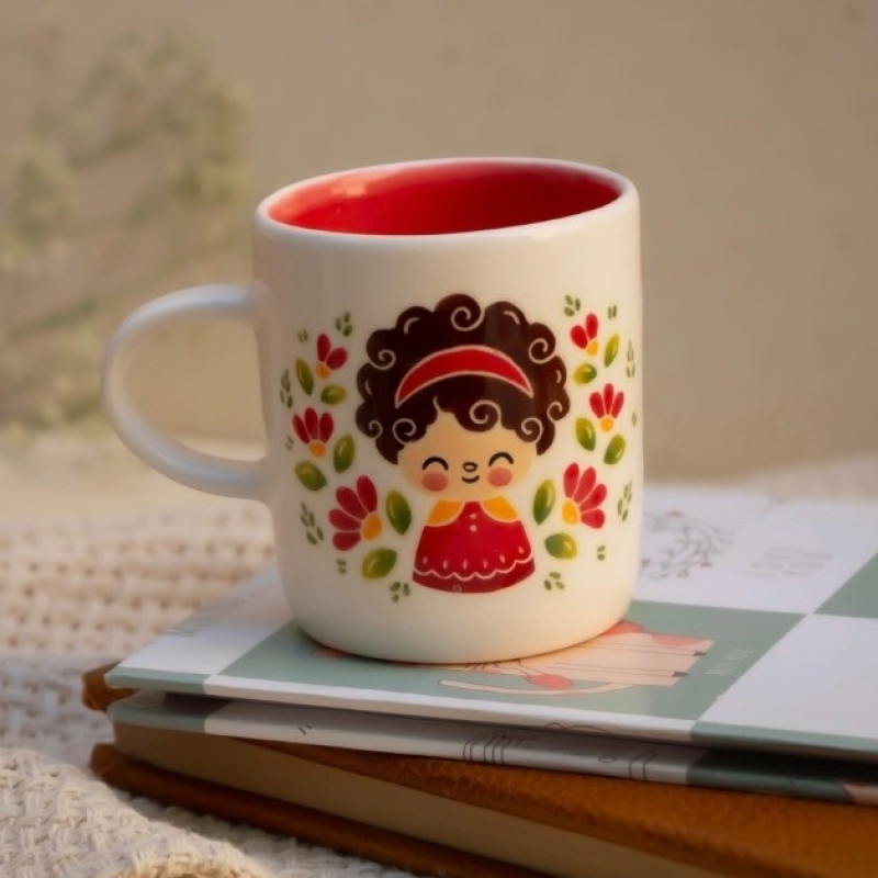 ماگ مدل هایدی و گل
