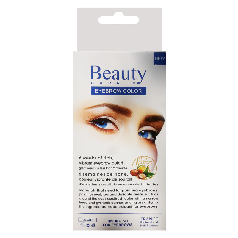 کیت رنگ ابرو بیوتی شماره bg7 حجم 20 میلی لیتر رنگ بلوند طلایی روشن