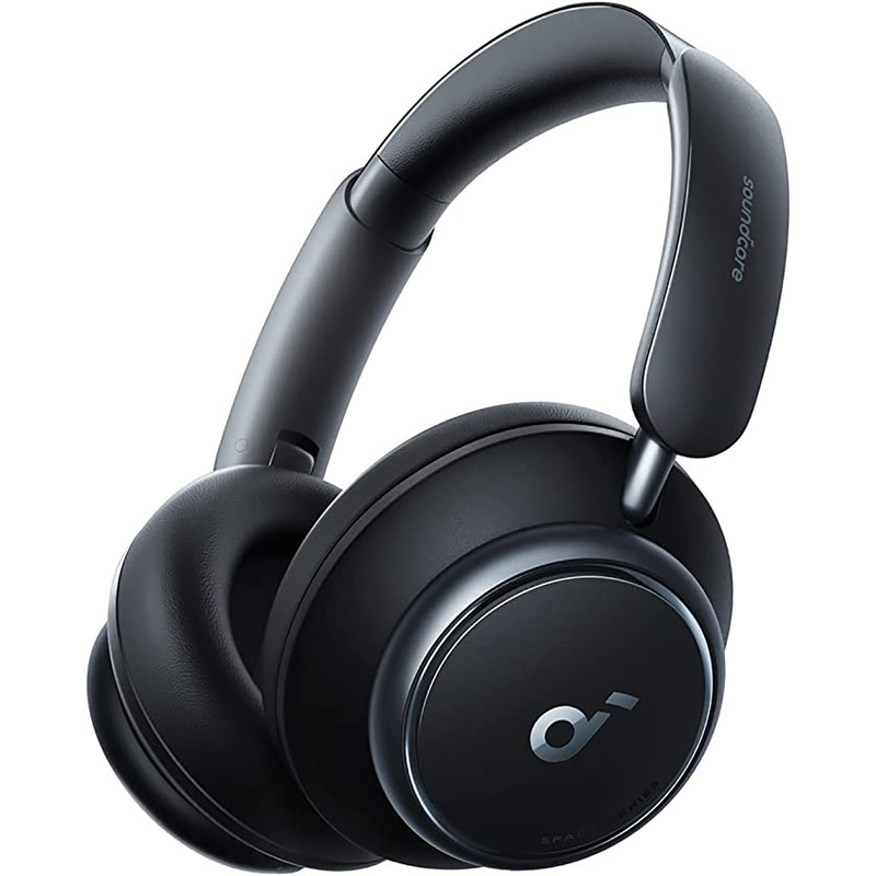 هدفون بلوتوثی برند انکر مدل Soundcore Space Q45 A3040 با نویز کنسلینگ فعال (ANC)، درگاه شارژ USB Type-C، پشتیبانی از شارژ سریع، دارای فناوری نویز کنسلینگ هوشمند سه‌حالته، مقاوم در برابر رطوبت و عرق