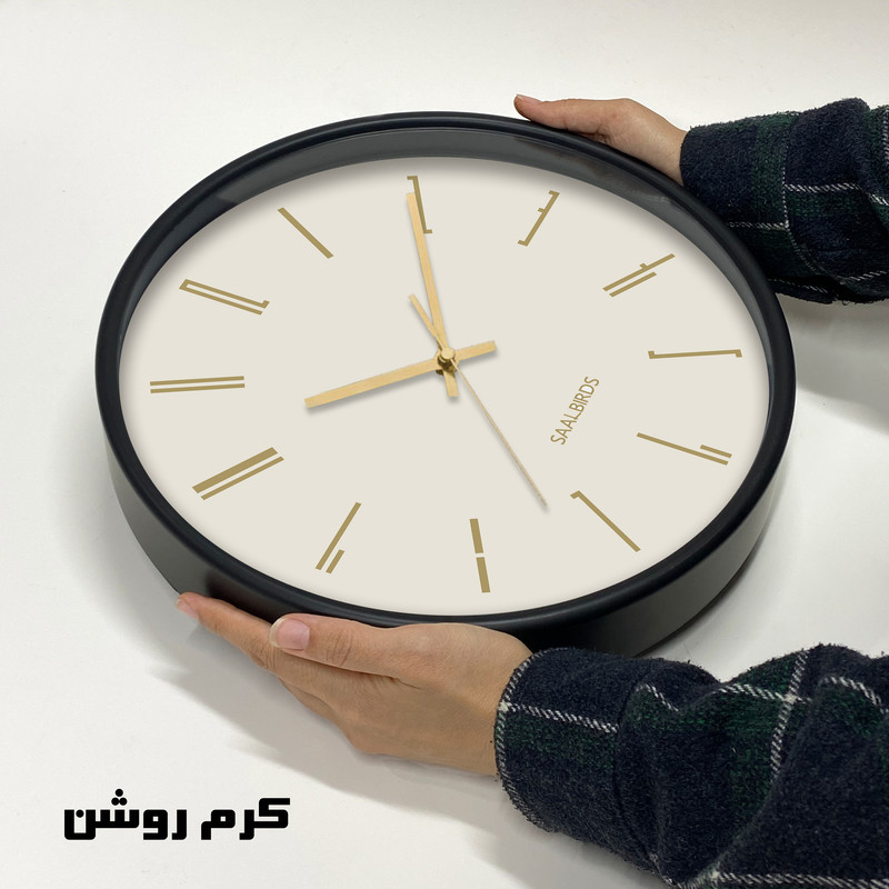 ساعت دیواری کوارتز سال بردز طرح مینیمال مدل CW-935TL