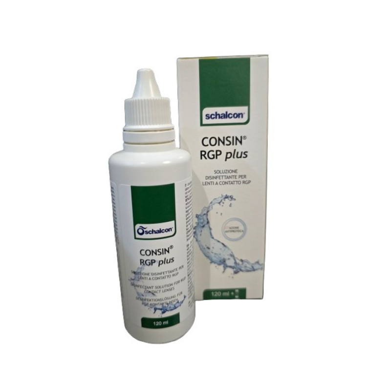 محلول شستشوی لنز هارد شالکون مدل Consin RGP Plus حجم 120میلی لیتر