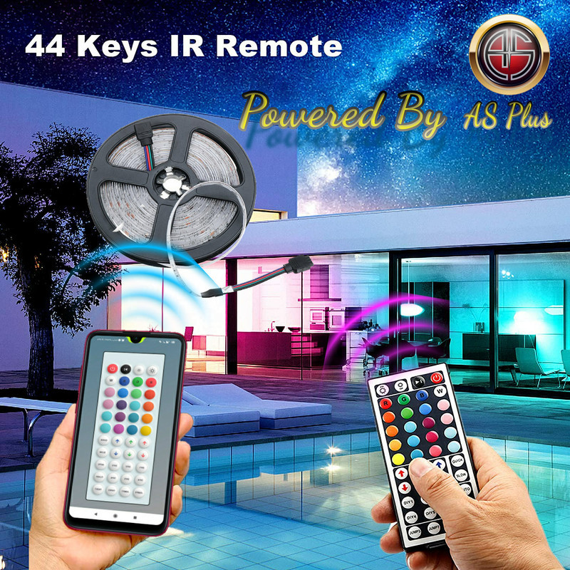ریسه ال ای دی مدل As plus RGB44 key طول 5 متر