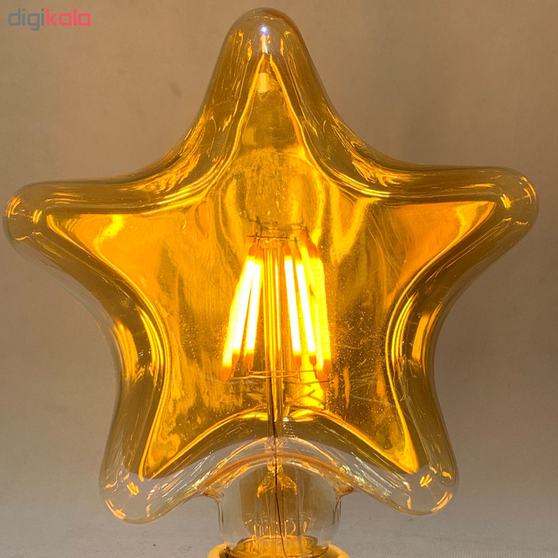 لامپ ادیسونی ۴۰ وات طرح ستاره ای پایه E27