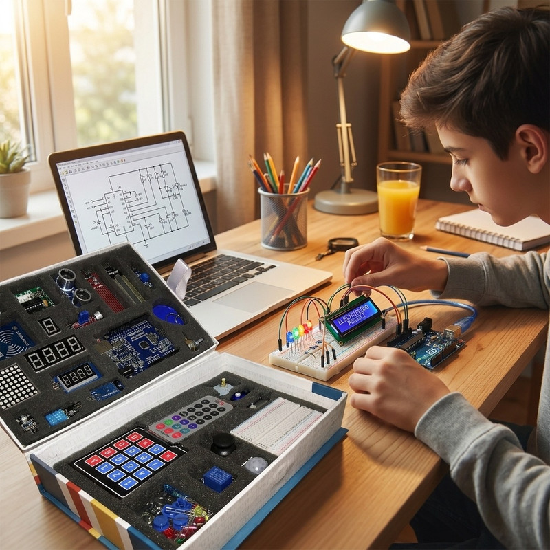 کیت آموزشی گام به گام الکترونیک کنکاش تِک مدل Electroduino