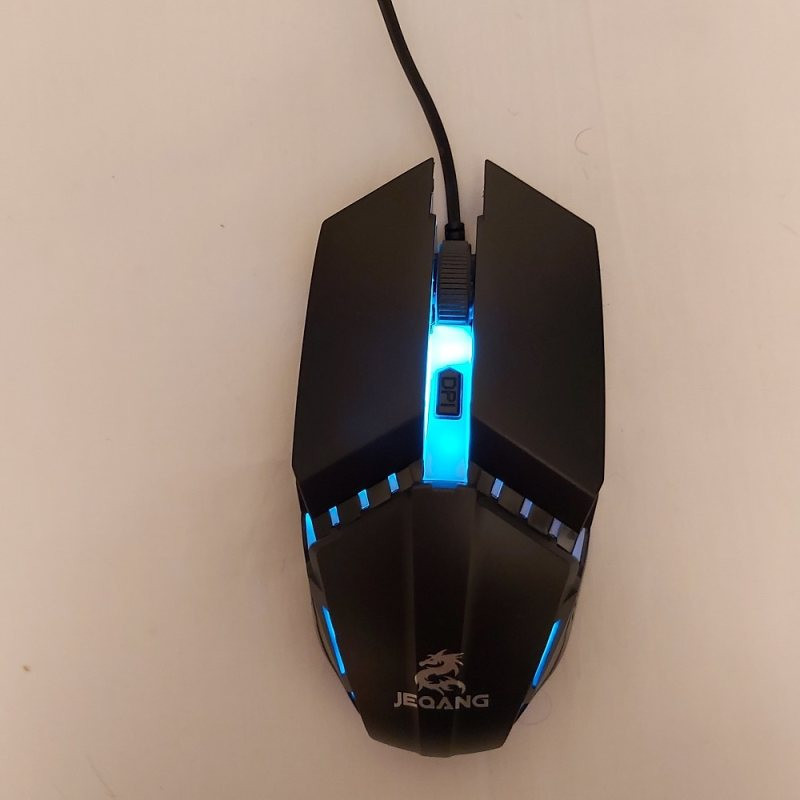 کیبورد و موس مخصوص بازی جکنگ مدل JK-913، سوییچ ممبران، Full-Size، نورپردازی LED RGB