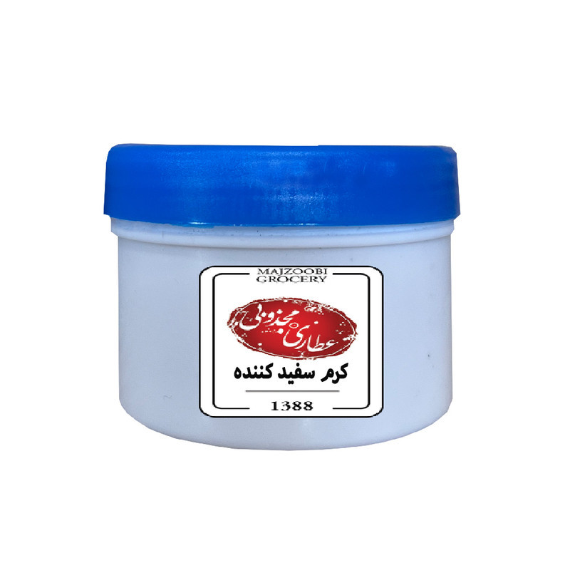 کرم سفید کننده پوست عطاری مجذوبی کد 01 وزن 60 گرم
