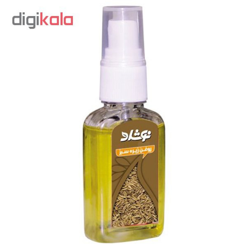روغن زیره سبز نوشاد مدل Cumin Oil حجم 37 میلی لیتر