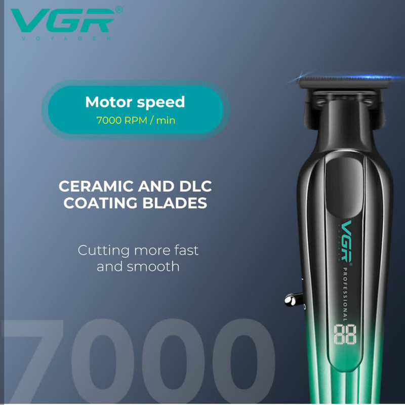 ماشین اصلاح موی سر و صورت شارژی وی جی ار مدل V-935