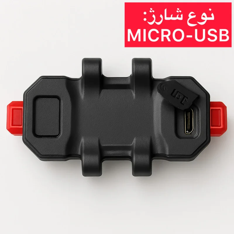 چراغ جلو و عقب دوچرخه ویدز مدل TAIL بسته 2 عددی