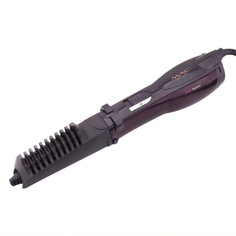 سشوار برس‌دار چرخشی 1200 وات مک استایلر مدل MC-6651، موتور AC، وزن 400 گرم، المنت سرامیک، دارای سری دیسپانسر با ویژگی فرکنندگی، با قابلیت باد سرد، فناوری تولید یون