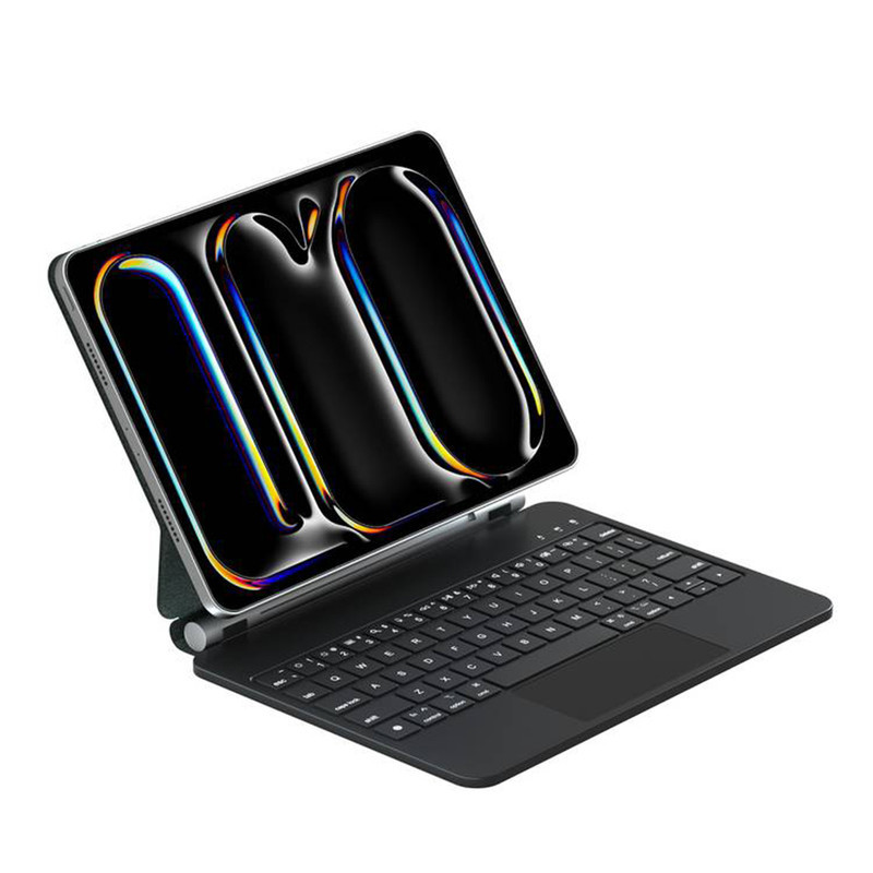 کیف کلاسوری کیبورد دار گرین لاین مدل Magic مناسب برای تبلت اپل iPad Air 11 (2024)  Air 10.9  Pro 11