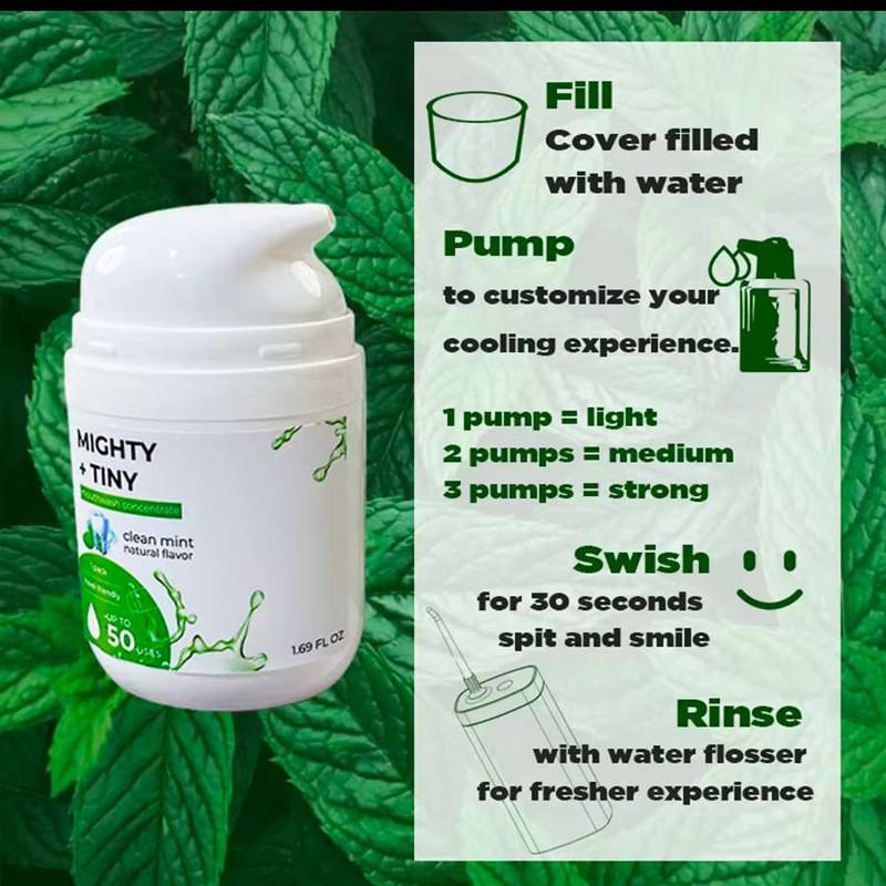دهان شویه گلوری اسمایل مدل Mighty Tiny حجم 50 میلی لیتر
