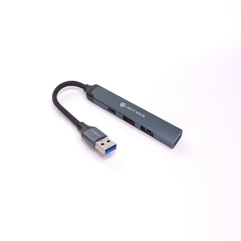 هاب ۴ پورت USB لایت ویو مدل LW-HUB-A104