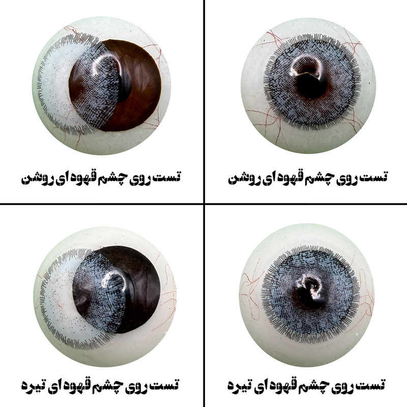 لنز چشم رویال ویژن مدل AQUA MARINE کد 42 رنگ آبی دریایی دوردار