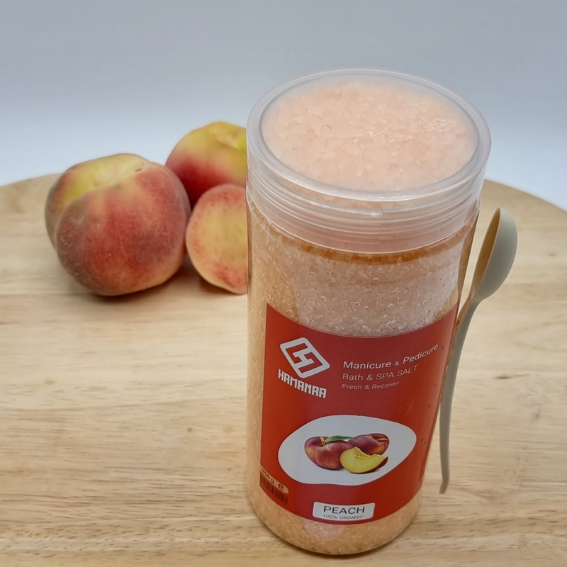 نمک حمام هامانا مدل Peach وزن 950 گرم
