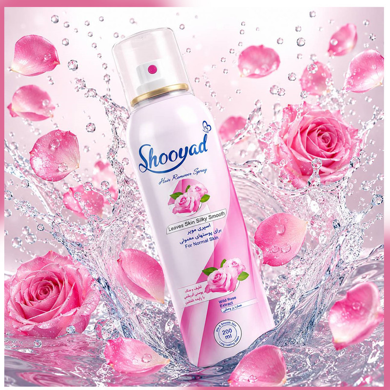 اسپری موبر شویاد مدل H-Rose12 حجم 200 میلی لیتر مجموعه 12عددی