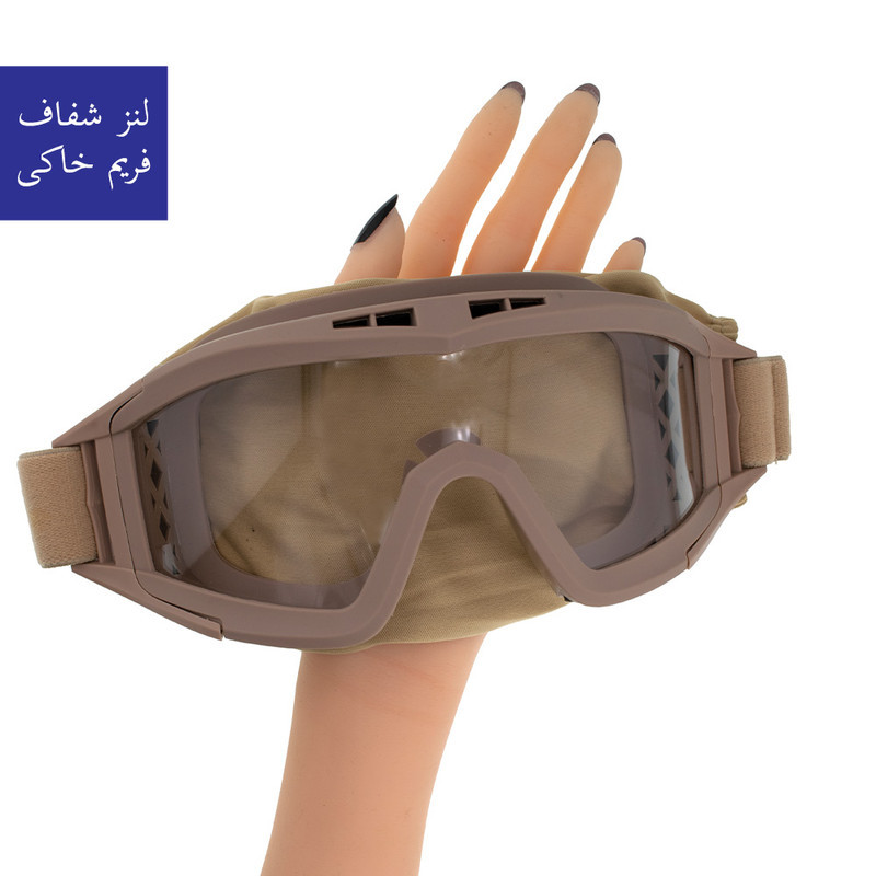 عینک موتور سواری برانت مدل تاکتیکال