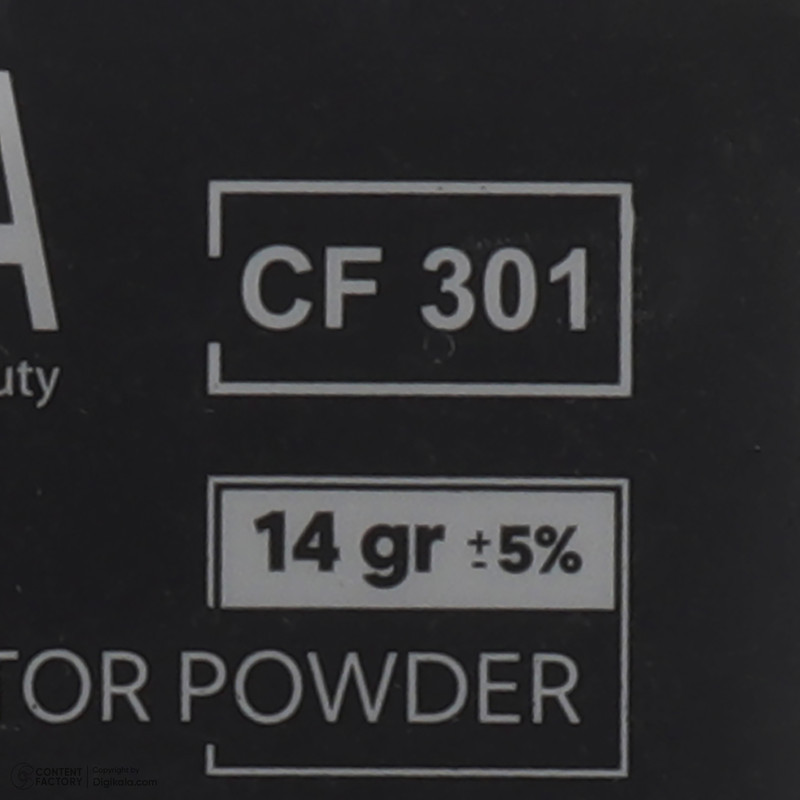 پودر تثبیت‌کننده آرایش صورت نوتریکا مدل Perfect Finish کد CF301 وزن 14 گرم