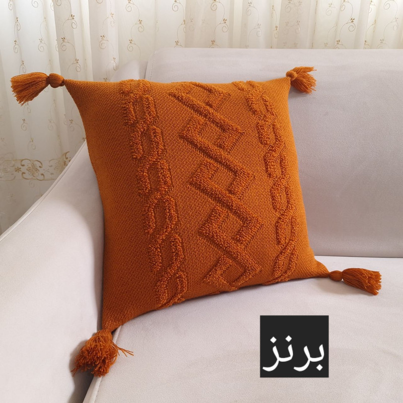 کاور کوسن مدل پانچدوزی ایران سایز 40×40 سانتی متر