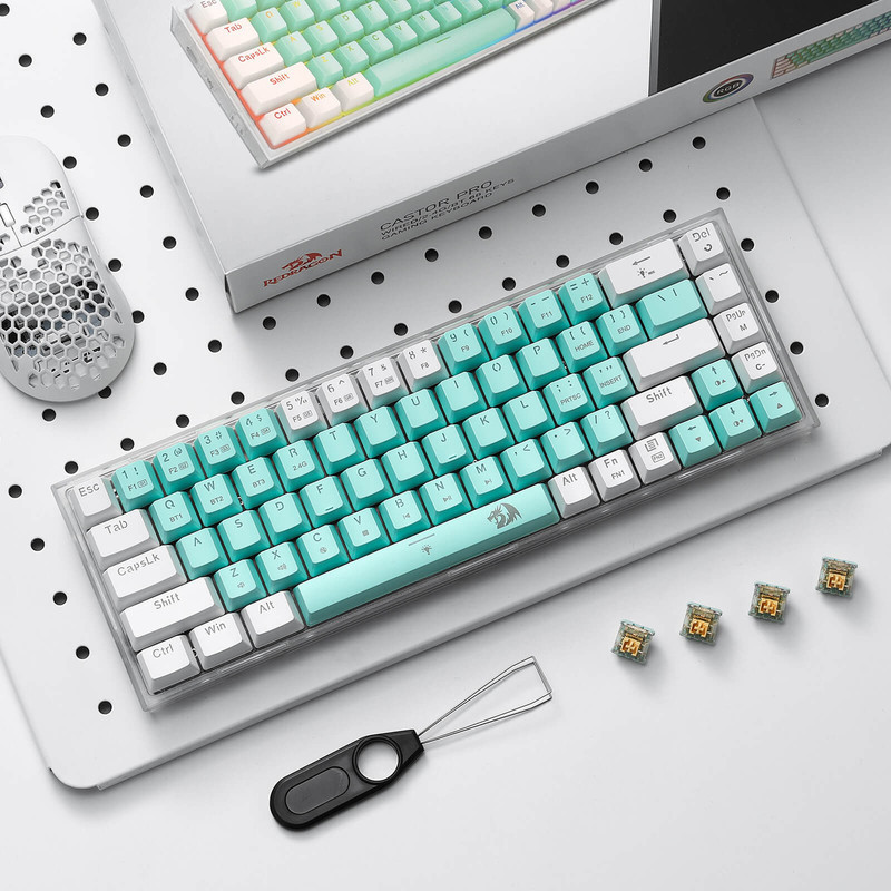 کیبورد مخصوص بازی ردراگون مدل Castor Pro K631RGB-PRO-GW