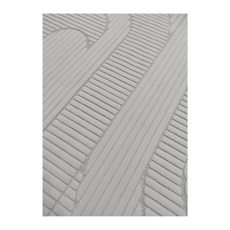 فرش ماشینی 420 شانه فرش آرمانی زمینه کرم حاشیه کرم مدل 5124