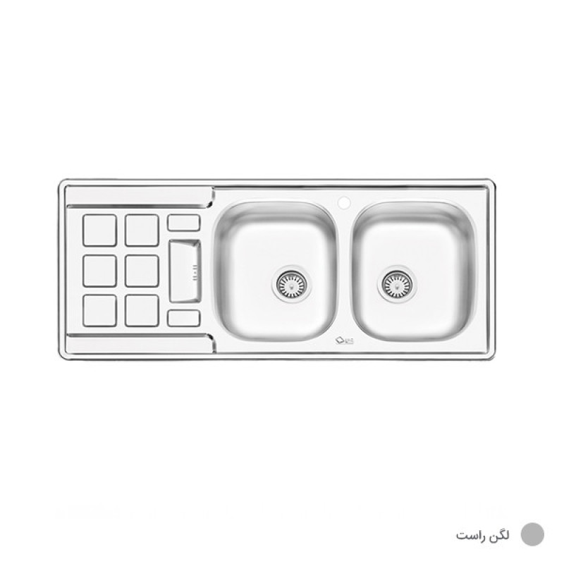سینک ظرفشویی ایلیا استیل مدل 4021 توکار