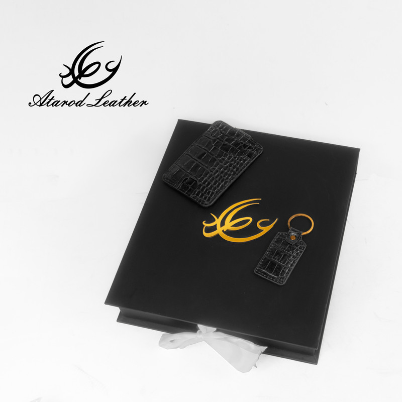 ست هدیه چرم عطارد مدل چرم طبیعی کد A98