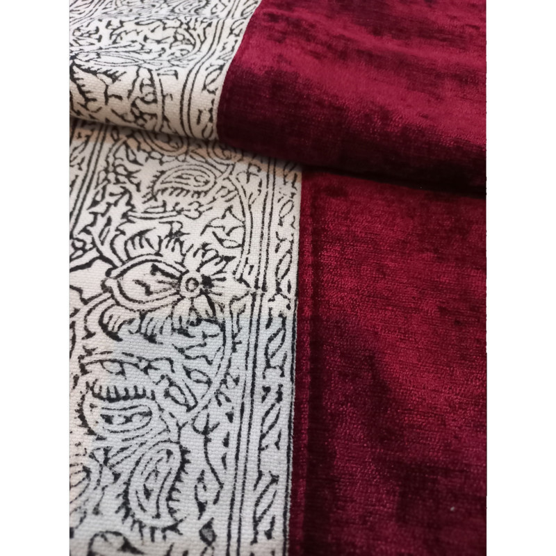 رانر مدل مخمل و قلم کار سایز 150x50 سانتی‌متر