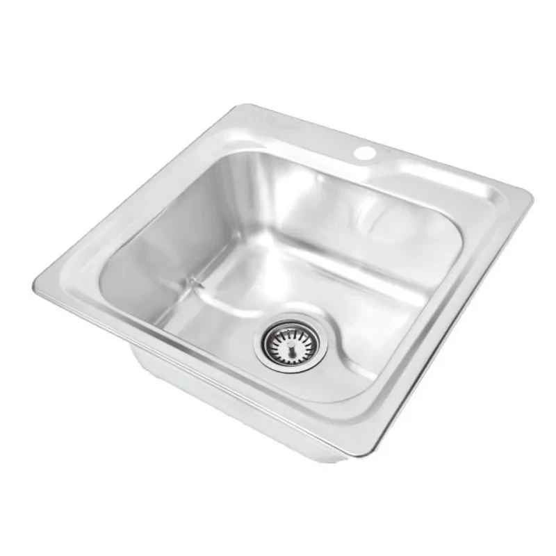 سینک ظرفشویی استیل توکار یک لگنه نگین الماس مدل SA53