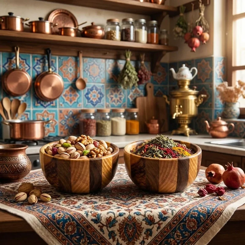کاسه مدل چوبی کد A2