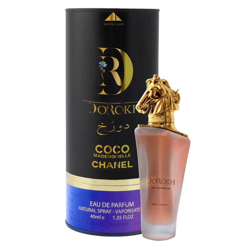 ادوپرفیوم زنانه دورُخ مدل Chanel Coco Mademoiselle با رایحه شیرین حجم 40 میلی‌لیتر