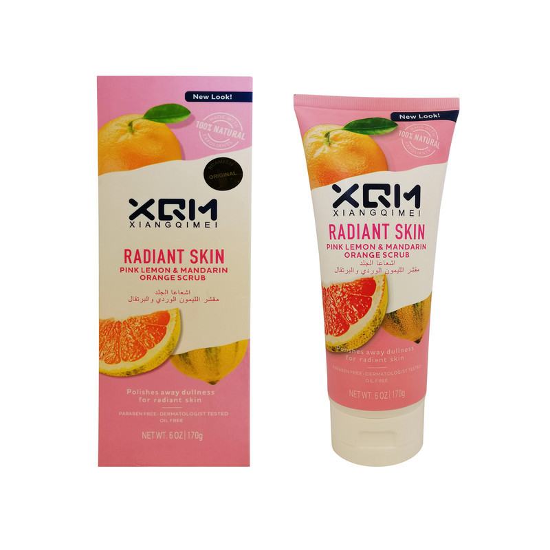 اسکراب لایه بردار ایکس کیو ام مدل Radinat Skin حجم 170 میلی لیتر