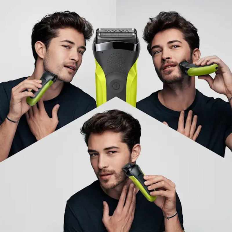 ماشین اصلاح موی صورت براون شارژی مدل S3 300BT