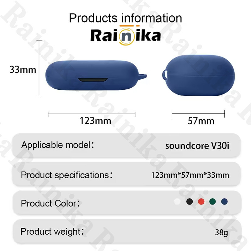 کاور رینیکا مدل V30i مناسب برای کیس هدفون انکر Soundcore V30 i