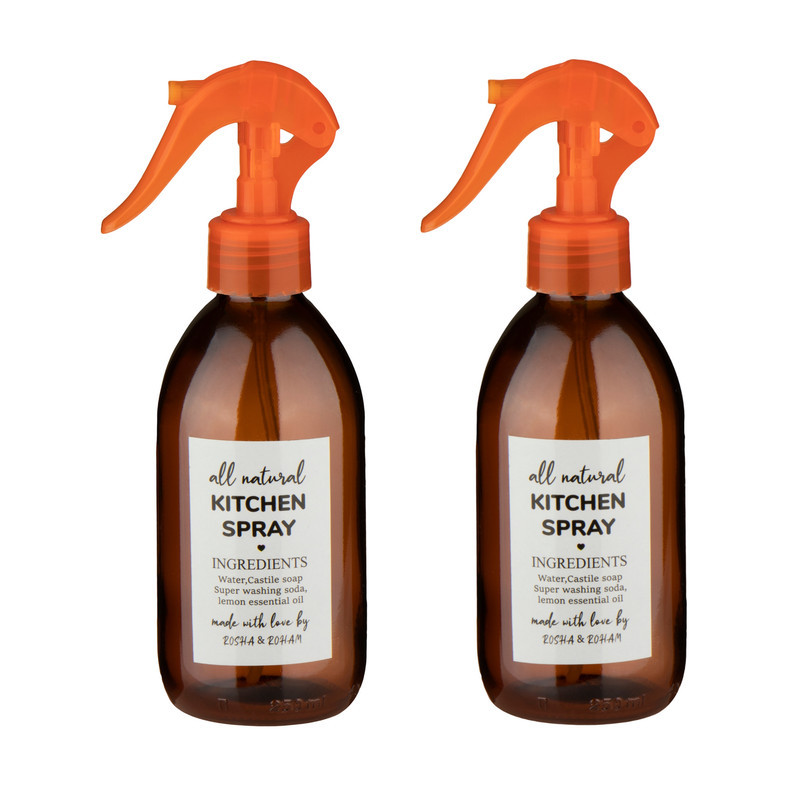 ظرف اسپری روغن مدل NATURAL مجموعه 2 عددی