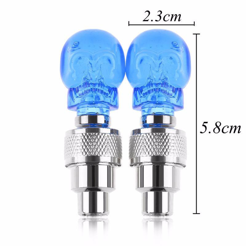 چراغ دوچرخه فایرفلایز مدل Skull بسته 2 عددی