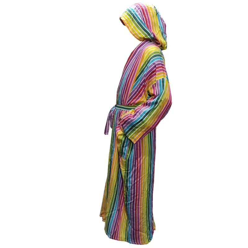 حوله پالتویی نساجی هنر یزد مدل rainbow سایز 135