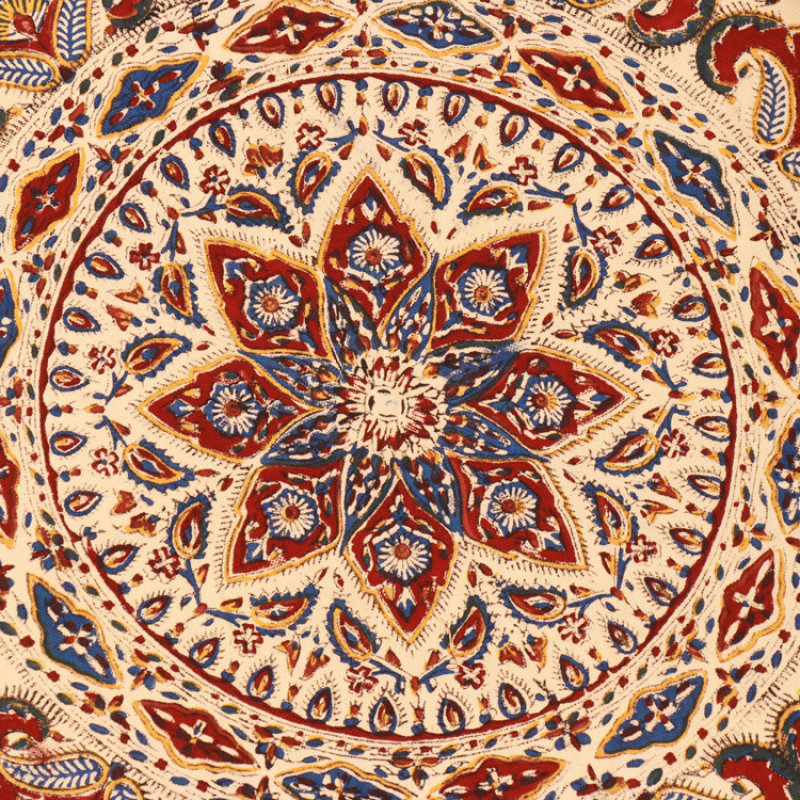 رومیزی قلمکار مدل ساده کد 50