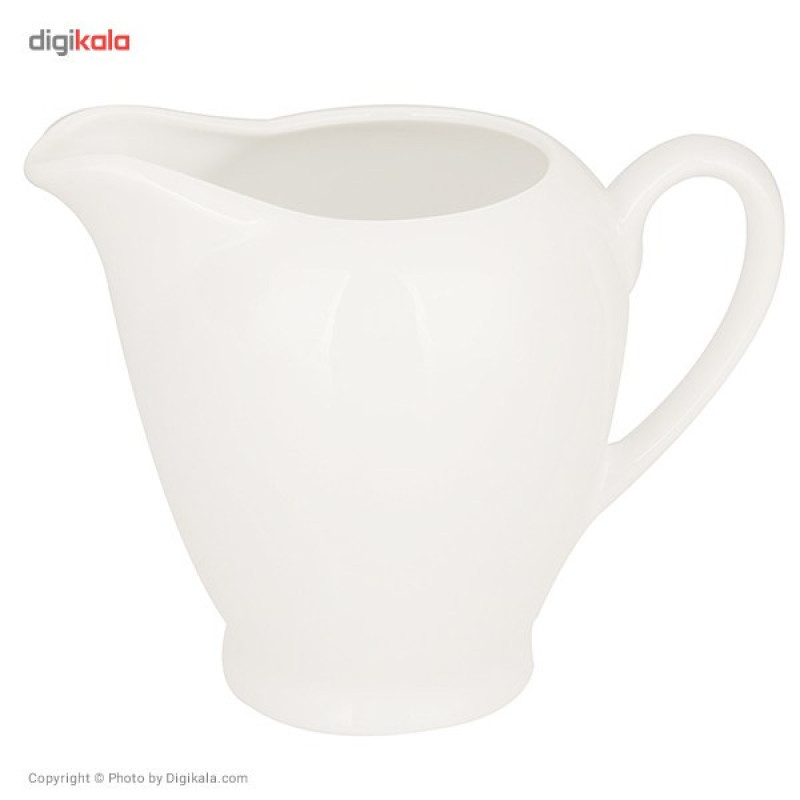 سرویس غذاخوری 102 پارچه چینی زرین ایران سری ایتالیا اف مدل White درجه عالی
