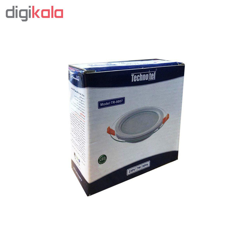 پنل ال ای دی 7 وات تکنوتل مدل TR9807 بسته 5 عددی