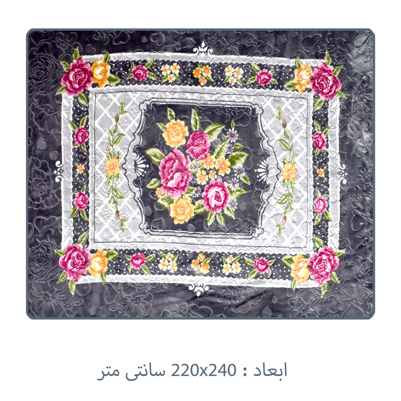 پتو 2 نفره گلبافت مدل  برتر کد 12927  سایز 240x220 سانتی‌متر