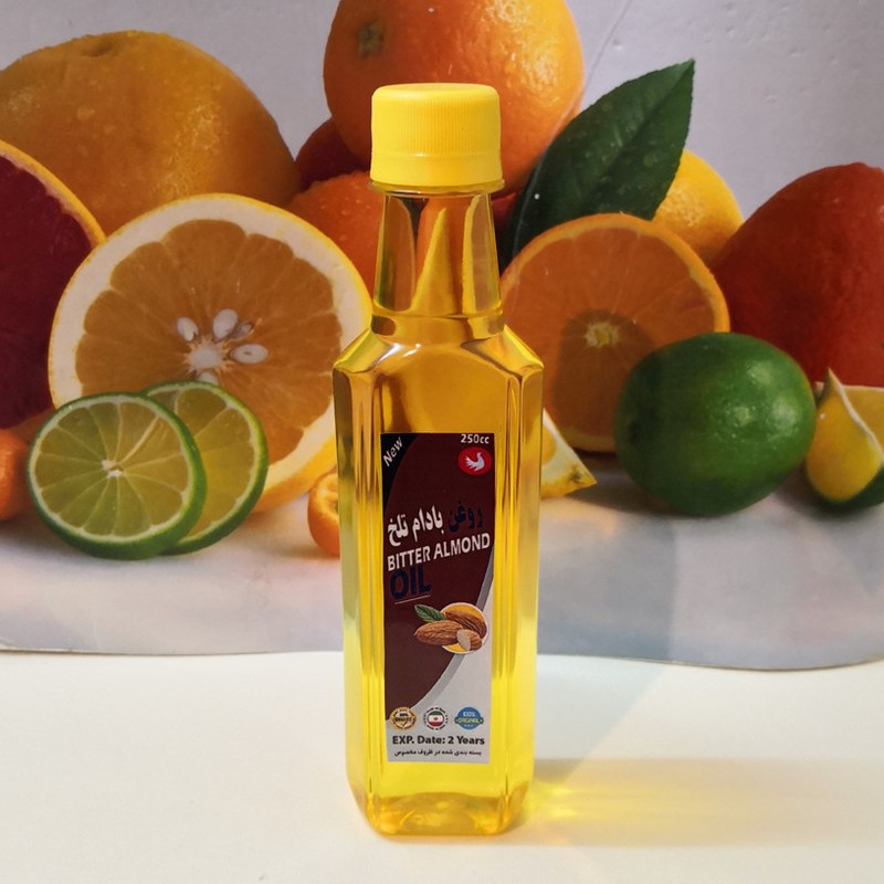 روغن بادام تلخ پامکا مدل پرس سرد حجم 250 میلی لیتر
