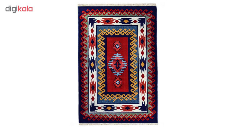 فرش ماشینی سهند کد P631.BJ زمینه لاکی
