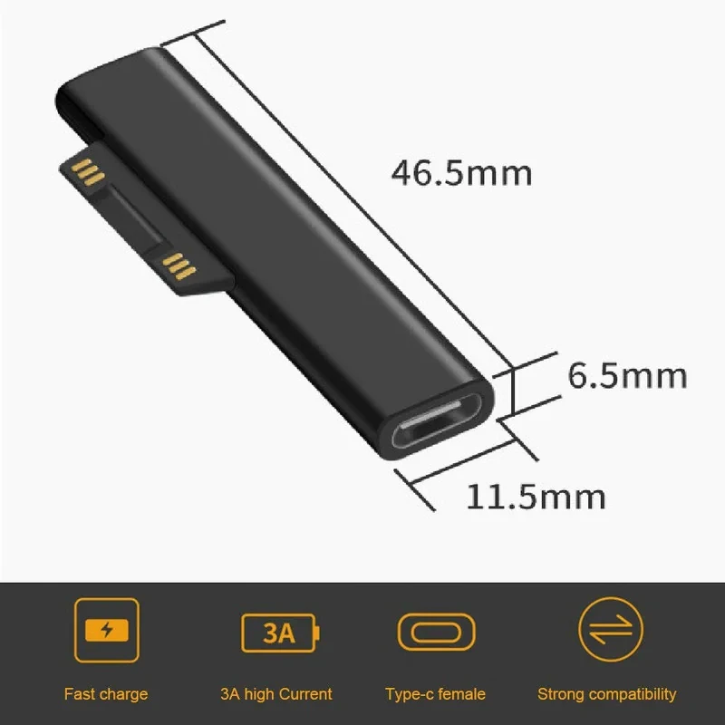 مبدل سوکت شارژ سورفیس مدل TYPE-C To Surface 45W