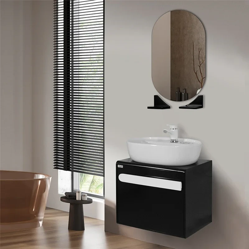 ست کابینت روشویی آزالیا مدل ellipse12 به همراه آینه و شلف