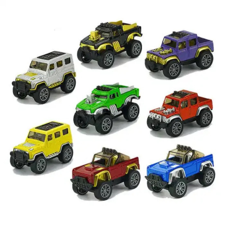 ماشین بازی مدل آفرود عقبکش فلزی کد DIE-CAST-TRB