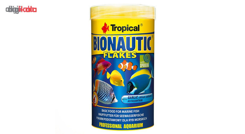 غذای ماهی تروپیکال مدل Bionautic Flakes وزن 50 گرم