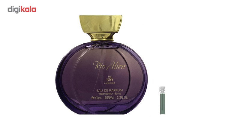 ادو پرفیوم زنانه ریو کالکشن مدل Rio Alien حجم 100 میلی لیتر به همراه عطر جیبی