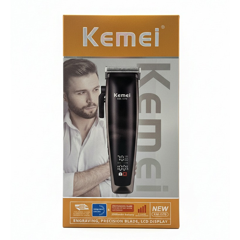 ماشین اصلاح موی سر و صورت شارژی کیمی کد KM1570