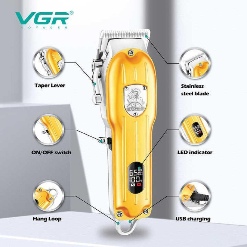 ماشین اصلاح موی سر و صورت وی جی ار مدل V-092